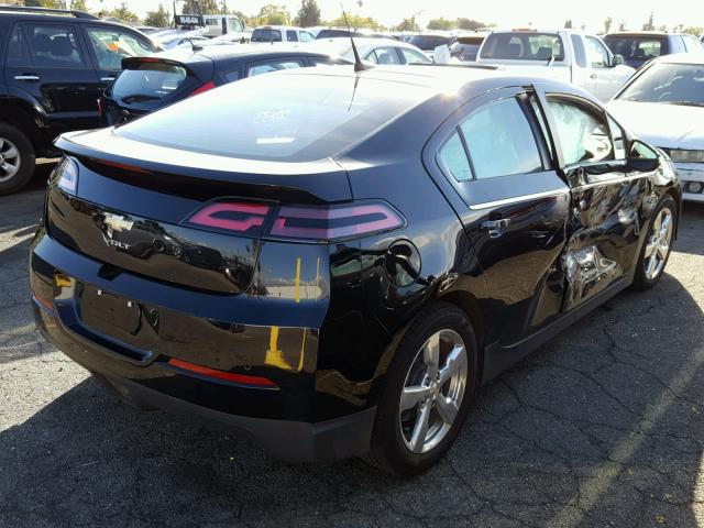 1G1RD6E43BU101760 - 2011 CHEVROLET VOLT BLACK photo 4