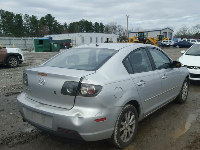 JM1BK12F271676173 - 2007 MAZDA 3 I SILVER photo 4