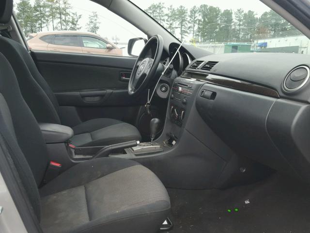 JM1BK12F271676173 - 2007 MAZDA 3 I SILVER photo 5