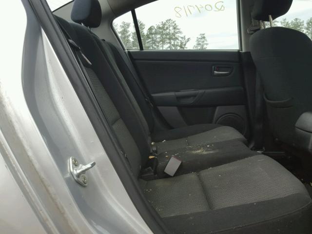 JM1BK12F271676173 - 2007 MAZDA 3 I SILVER photo 6