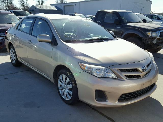 2T1BU4EE5CC826829 - 2012 TOYOTA COROLLA BA BEIGE photo 1