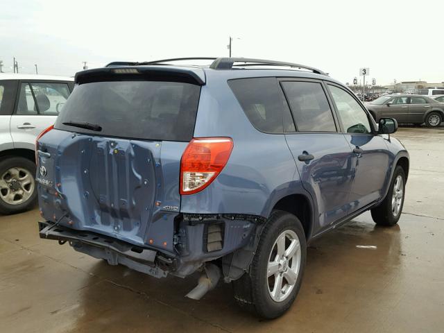 JTMBD33V475085508 - 2007 TOYOTA RAV4 BLUE photo 4