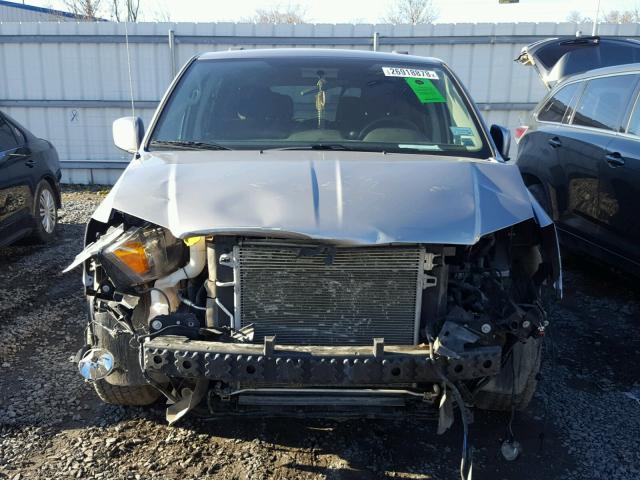 2C4RDGCG6ER321356 - 2014 DODGE GRAND CARA GRAY photo 9