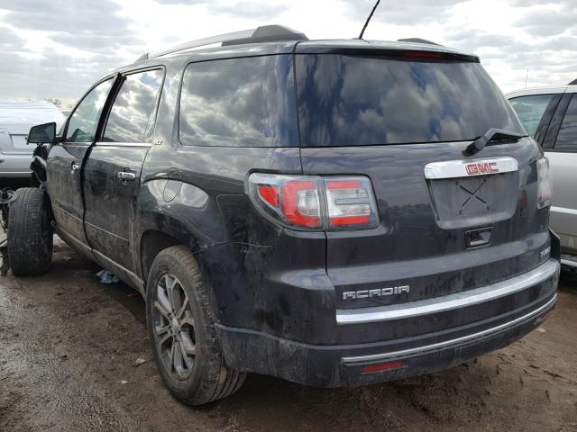 1GKKVRKD2EJ302670 - 2014 GMC ACADIA SLT შავი ფოტო 3