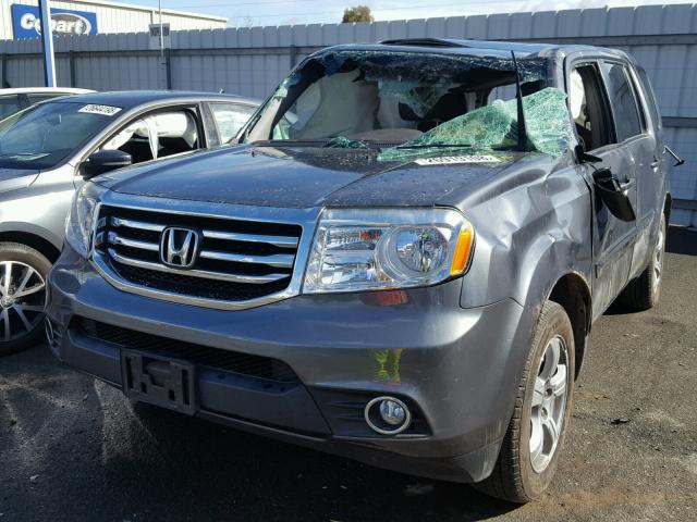 5FNYF4H58CB029499 - 2012 HONDA PILOT EXL GRAY photo 2