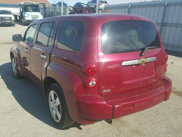 3GNDA13D16S625406 - 2006 CHEVROLET HHR LS წითელი ფოტო 3