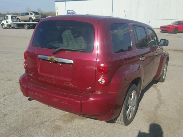 3GNDA13D16S625406 - 2006 CHEVROLET HHR LS წითელი ფოტო 4
