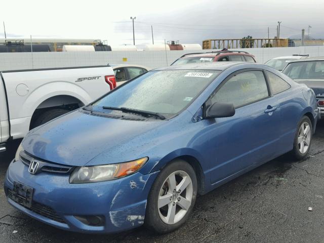 2HGFG128X6H534661 - 2006 HONDA CIVIC EX ლურჯი ფოტო 2