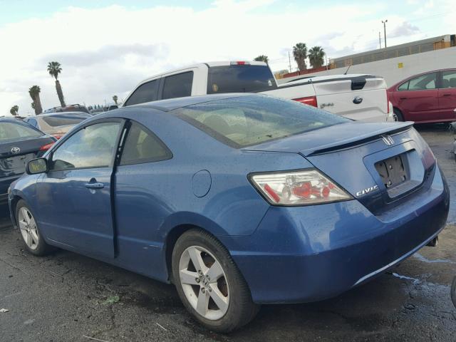2HGFG128X6H534661 - 2006 HONDA CIVIC EX ლურჯი ფოტო 3