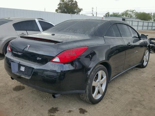 1G2ZH361774129555 - 2007 PONTIAC G6 GT BLACK photo 4