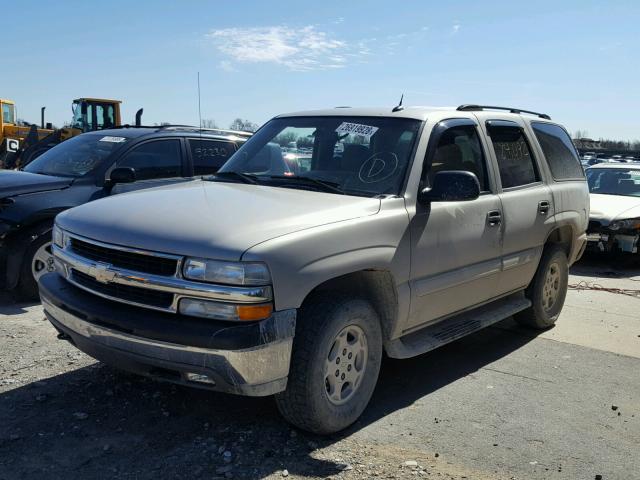 1GNEK13T95R167592 - 2005 CHEVROLET TAHOE K150 TAN photo 2