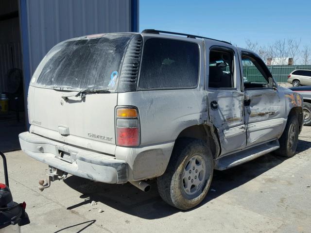 1GNEK13T95R167592 - 2005 CHEVROLET TAHOE K150 TAN photo 4