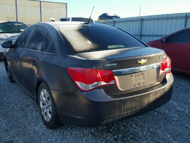 1G1PA5SH3E7472681 - 2014 CHEVROLET CRUZE LS CHARCOAL photo 3