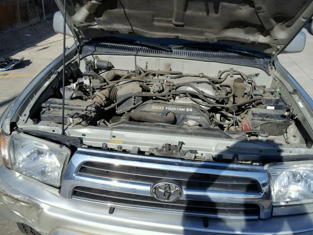 JT3HN87R0Y0278629 - 2000 TOYOTA 4RUNNER LI SILVER photo 7