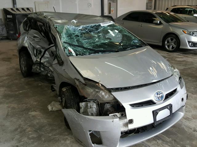 JTDKN3DU4B0324225 - 2011 TOYOTA PRIUS SILVER photo 1