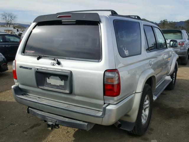 JT3GN86R010186827 - 2001 TOYOTA 4RUNNER SR SILVER photo 4