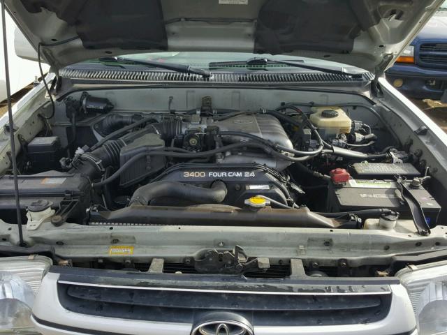 JT3GN86R010186827 - 2001 TOYOTA 4RUNNER SR SILVER photo 7