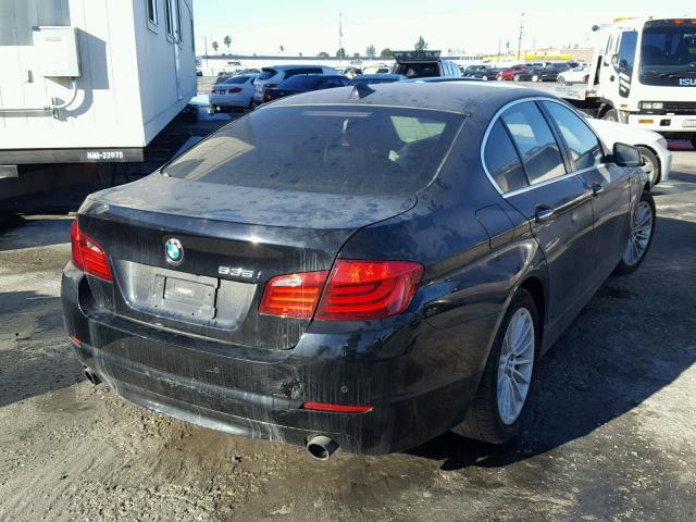 WBAFR7C52DC821117 - 2013 BMW 535 I BLACK photo 4