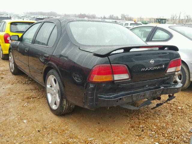 JN1CA21D1XT818940 - 1999 NISSAN MAXIMA GLE BLACK photo 3