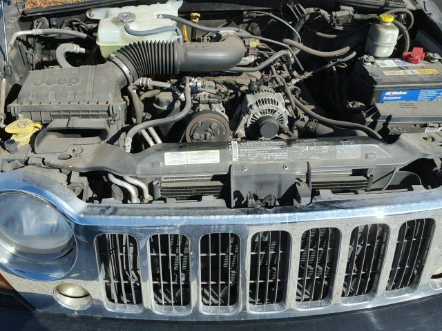 1J8GL58K65W567836 - 2005 JEEP LIBERTY LI BLACK photo 7