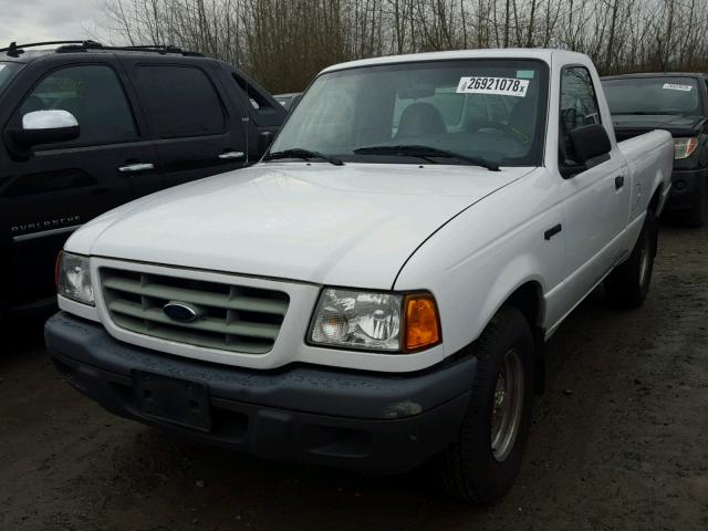 1FTYR10D52PB66994 - 2002 FORD RANGER WHITE photo 2