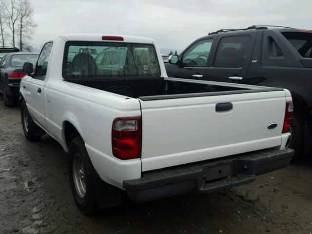 1FTYR10D52PB66994 - 2002 FORD RANGER WHITE photo 3