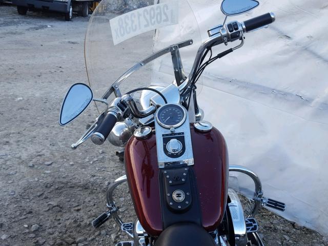 1HD1BJY1XYY024948 - 2000 HARLEY-DAVIDSON FLSTC RED photo 5