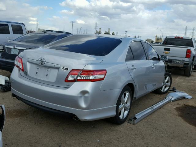 4T1BF3EK5AU559410 - 2010 TOYOTA CAMRY BASE SILVER photo 4