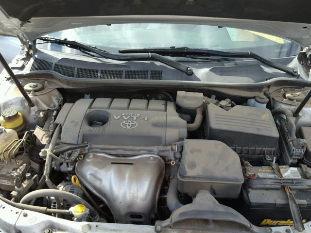 4T1BF3EK5AU559410 - 2010 TOYOTA CAMRY BASE SILVER photo 7