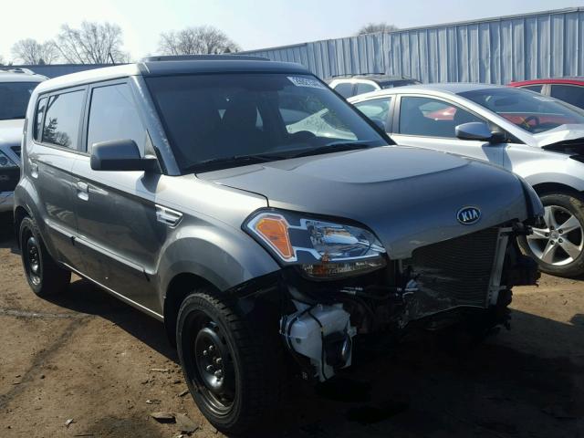 KNDJT2A20A7074227 - 2010 KIA SOUL + GRAY photo 1