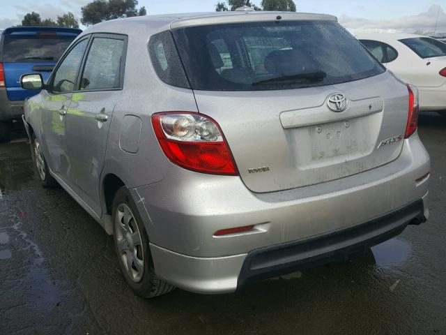 2T1KE40E99C015032 - 2009 TOYOTA COROLLA MA SILVER photo 3