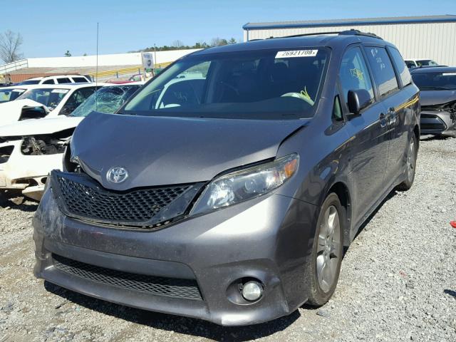 5TDXK3DC7BS079830 - 2011 TOYOTA SIENNA SPO GRAY photo 2