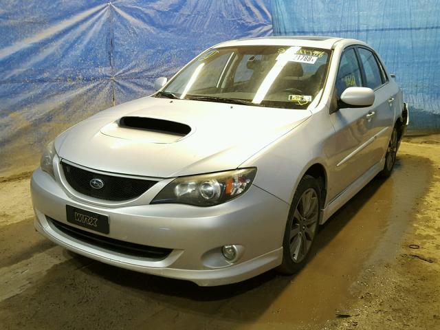 JF1GE76649G500872 - 2009 SUBARU IMPREZA WR SILVER photo 2