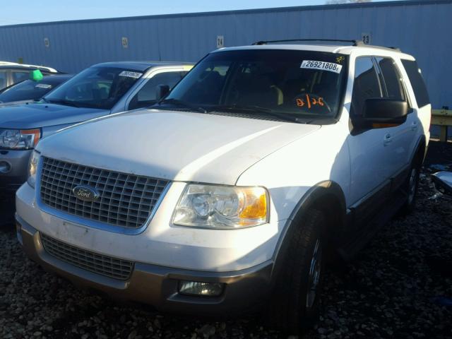 1FMFU18L53LA74855 - 2003 FORD EXPEDITION WHITE photo 2