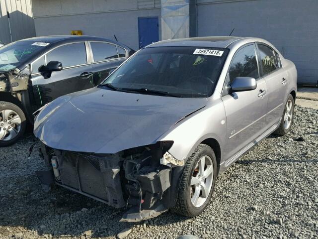 JM1BK323251242804 - 2005 MAZDA 3 S GRAY photo 2