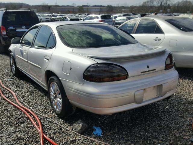 1G2WK52J22F136111 - 2002 PONTIAC GRAND PRIX ვერცხლისფერი ფოტო 3