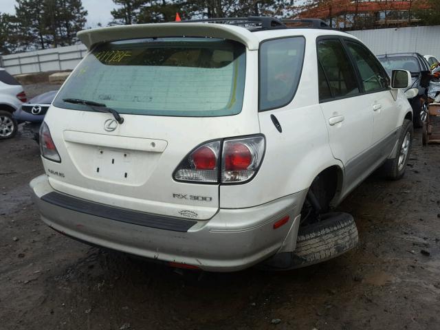 JTJHF10U220292230 - 2002 LEXUS RX 300 WHITE photo 4