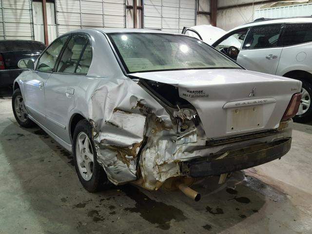 4A3AA46G92E153198 - 2002 MITSUBISHI GALANT ES SILVER photo 3