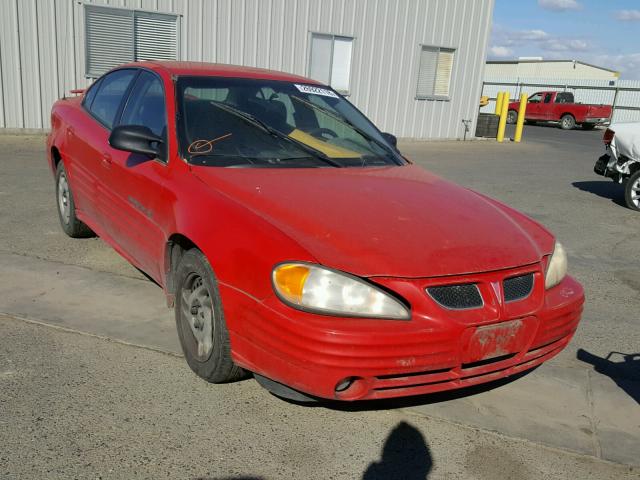 1G2NE52T5YM701072 - 2000 PONTIAC GRAND AM S RED photo 1