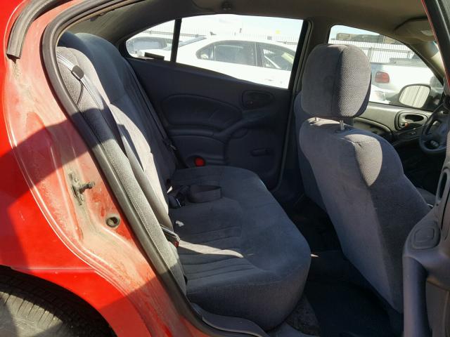 1G2NE52T5YM701072 - 2000 PONTIAC GRAND AM S წითელი ფოტო 6