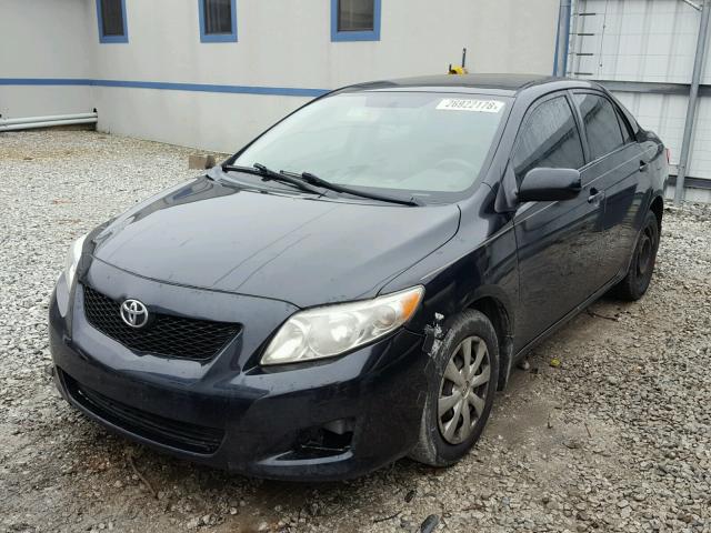 JTDBL40E99J030849 - 2009 TOYOTA COROLLA BA BLACK photo 2