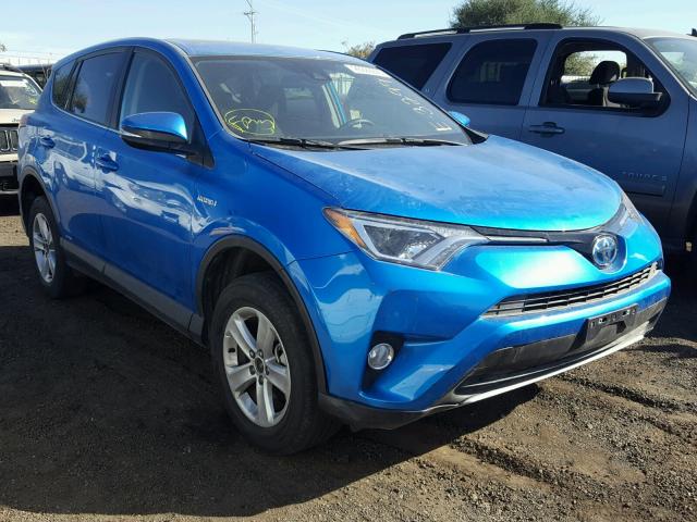 JTMRJREV6HD132200 - 2017 TOYOTA RAV4 HV LE BLUE photo 1