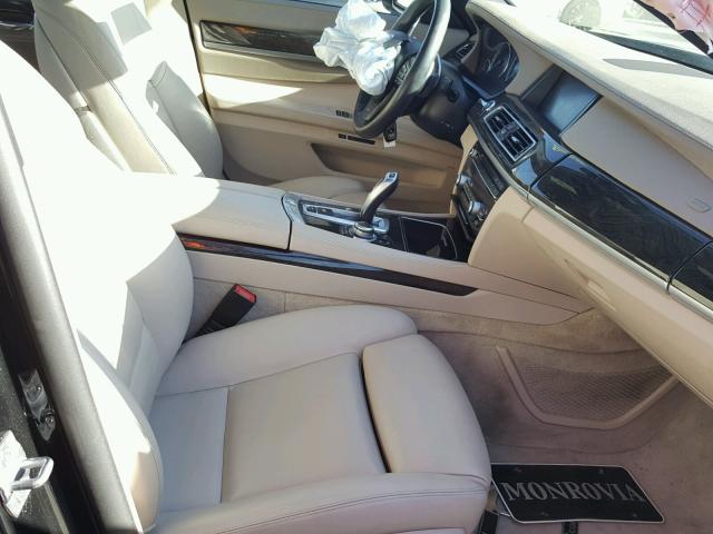 WBAYE8C51DD132674 - 2013 BMW 750LI BLACK photo 5