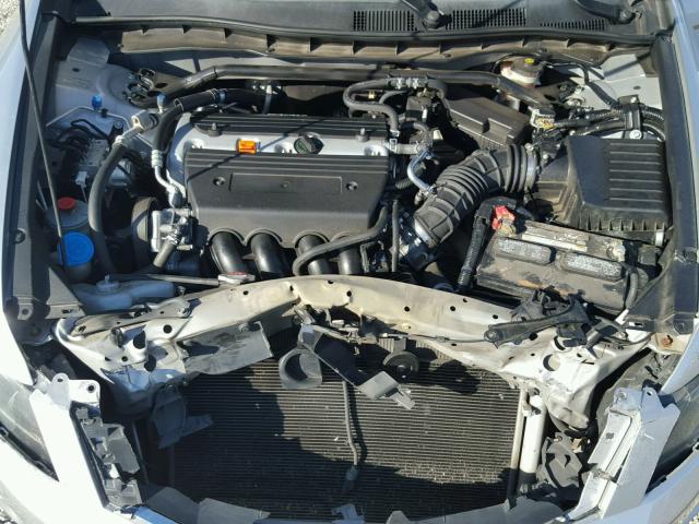 1HGCP26868A016003 - 2008 HONDA ACCORD EXL SILVER photo 7