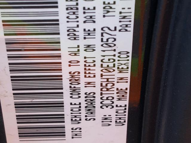 3C6TR5HT0EG110572 - 2014 RAM 2500 ST GRAY photo 10