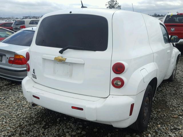 3GCCA85B29S632037 - 2009 CHEVROLET HHR PANEL WHITE photo 4