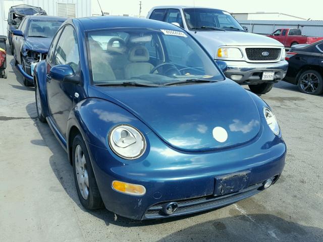3VWCD21CX2M429116 - 2002 VOLKSWAGEN NEW BEETLE 青色 照片 1