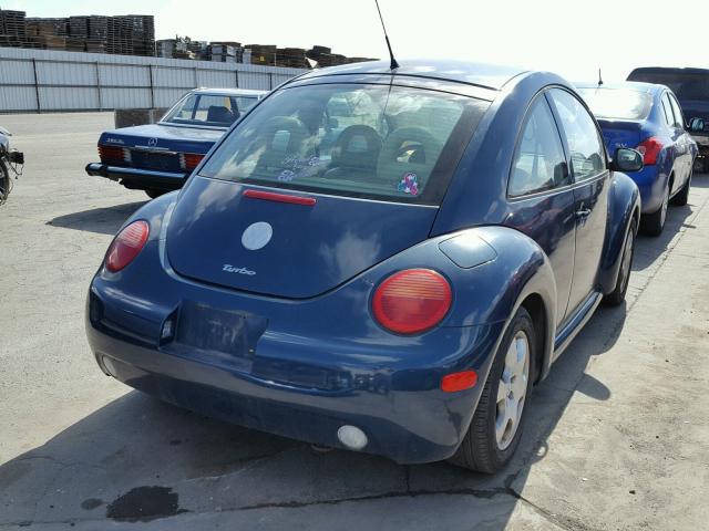 3VWCD21CX2M429116 - 2002 VOLKSWAGEN NEW BEETLE 青色 照片 4
