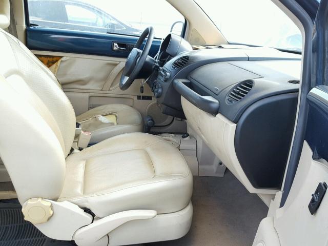 3VWCD21CX2M429116 - 2002 VOLKSWAGEN NEW BEETLE 青色 照片 5