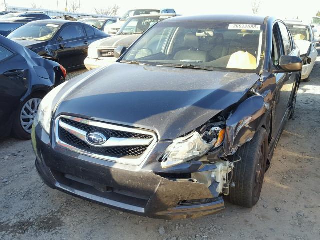 4S3BMAA60C1019524 - 2012 SUBARU LEGACY 2.5 GRAY photo 2